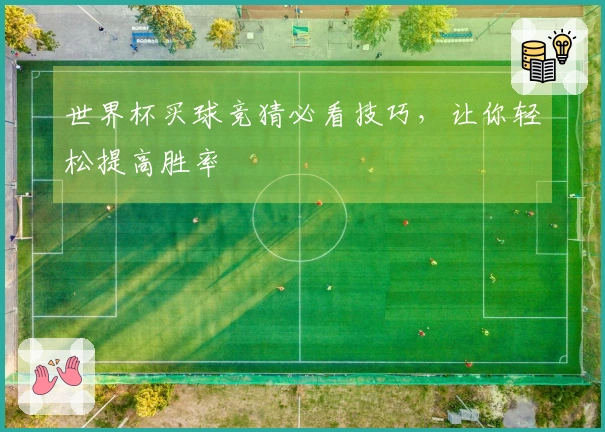 世界杯买球竞猜必看技巧，让你轻松提高胜率